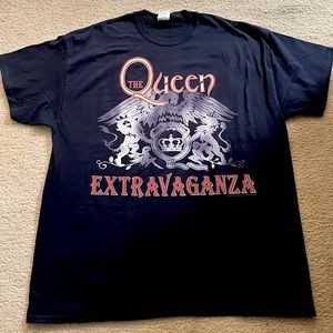 Brand New Mens THE QUEEN EXTRAVAGANZA 2012 Tour Graphic Band Tee Shirt Sz XL